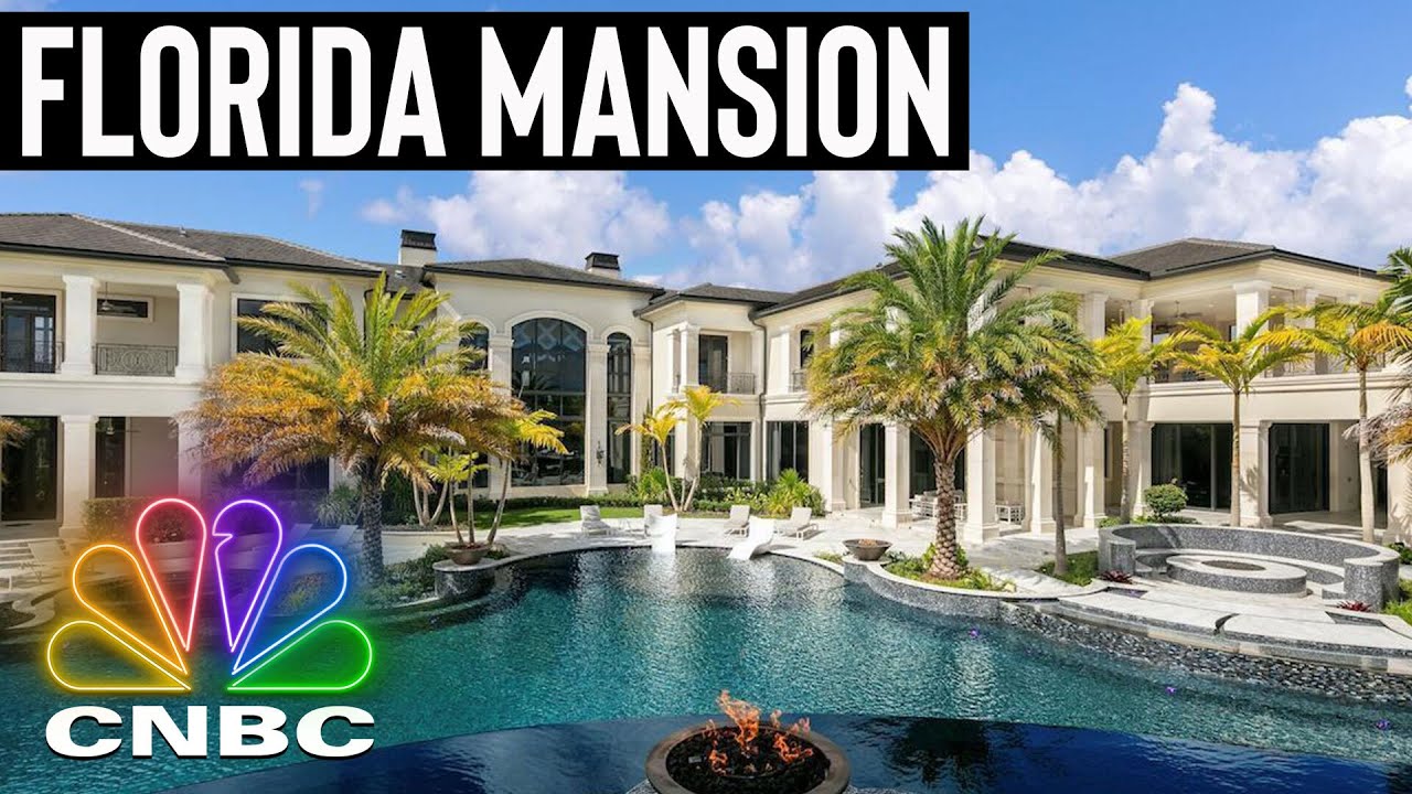 TOUR THIS INSANELY HUGE $19M FLORIDA ESTATE | Secret Lives Of The Super Rich