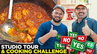 Epic Food Challenge: Food Fusion Attempts Prawn Karhai Recipe by Rashid Seafood | Master Chef