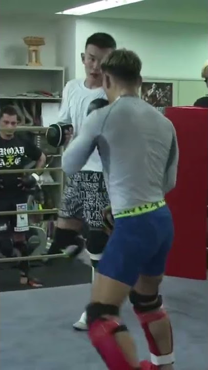 金太郎とスパーリングする萩原京平　#rizin #shorts #萩原京平 #金太郎