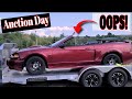 Auction Day Mistake - I bought a Discount BEATER Mustang GT - Part 1