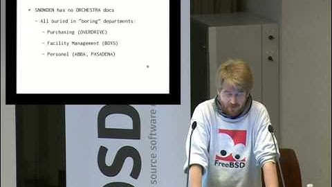 NSA operation ORCHESTRA Annual Status Report - FOSDEM 2014
