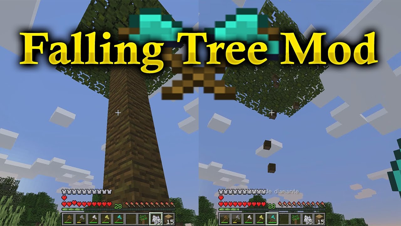 Falling tree mod tala arboles mas rapido forge minecraft 1 16 5