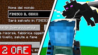 PROVO A FINIRE MINECRAFT IN 2 ORE - SPEED RUN ITA