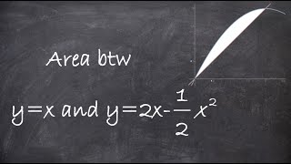 #9 how to find the area between two curves formula  Mathgotserved Ap Calc Review Timed '20v2