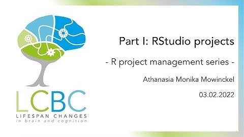RStudio projects - R project management series (Part I)