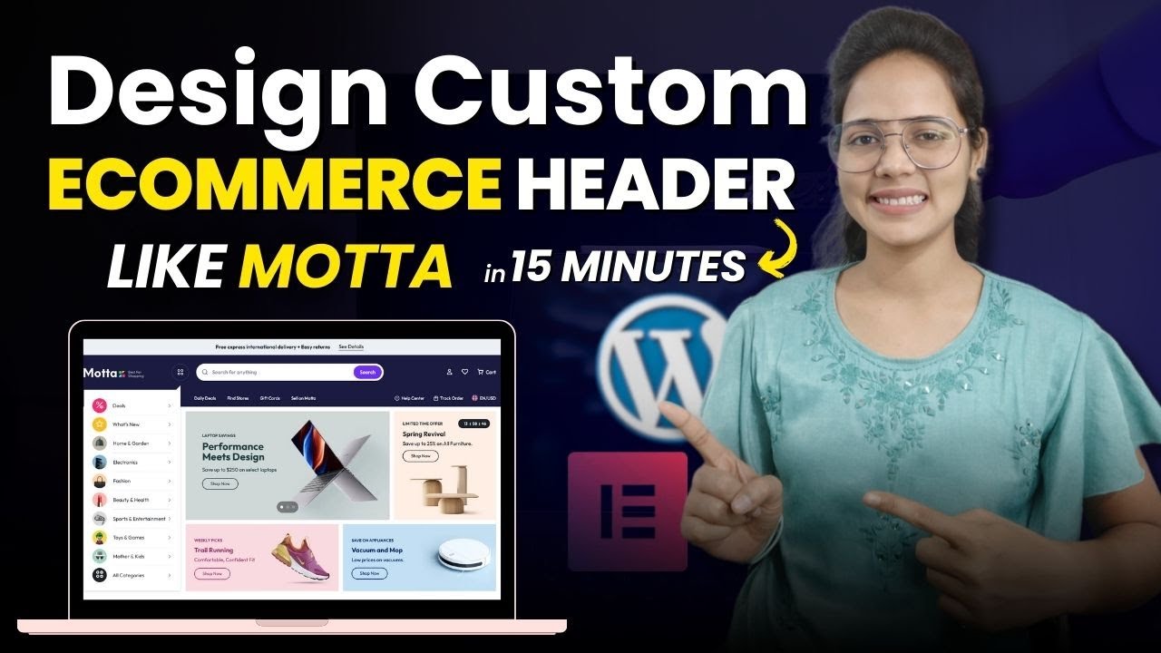 How to Build a High-Converting eCommerce Header Like MOTTA | Complete Guide