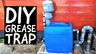 How to make the easiest home-made grease trap