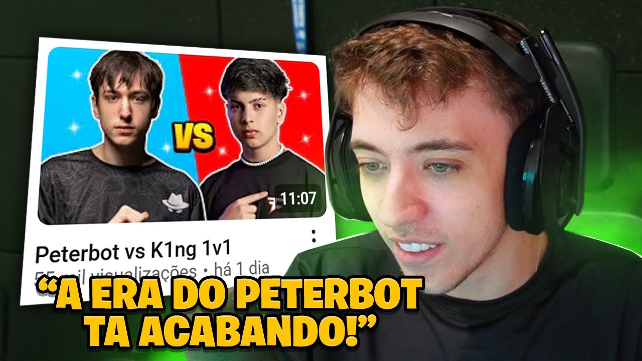 DIGUERA REAGE ao PETERBOT vs K1NG!