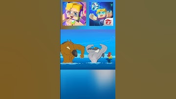 Blockman GO VS Garena Blockman GO #blockmangounion #blockmango #garenablockmango #shorts