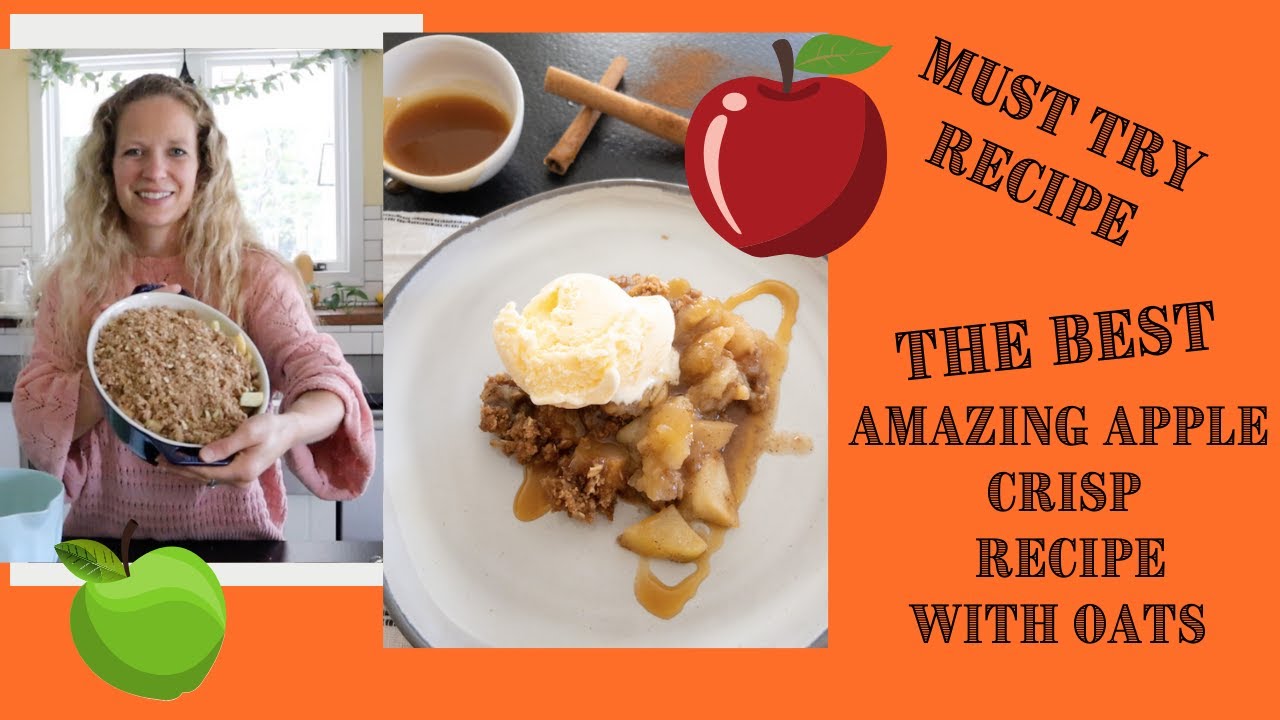 Easy Apple Crisp With Oat Topping (+ Video!) - Boston Girl Bakes