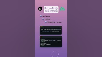 Next.js vs Nuxt.js: Rutas dinámicas 💜 ¿Cuál eliges usar? 🤔 #nuxtjs #nextjs #javascript #vue #react