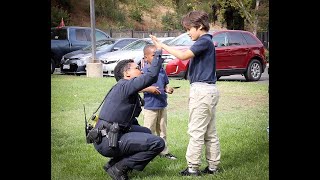 Sacramento Police Connect With Children During Salvation Army After School Program