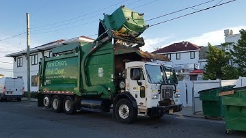 Waste Management Peterbilt 320 Heil Half Pack front loader garbage truck
