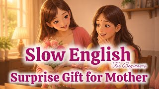 🎁 Surprise Gift for Mother ❤️ | Easy English Listening Practice For Beginners (A2 Level) 