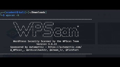 attack password Wordpress using wpscan