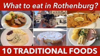 Rothenburg ob der Tauber Germany - Rothenburg Specialities - Rothenburg Traditional Food