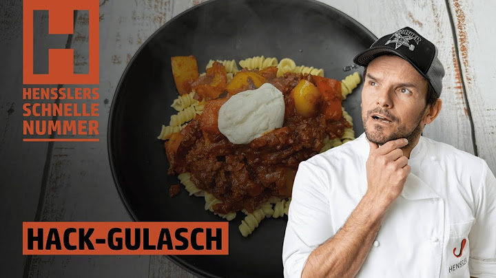 Quick minced meat goulash recipe by Steffen Henssler