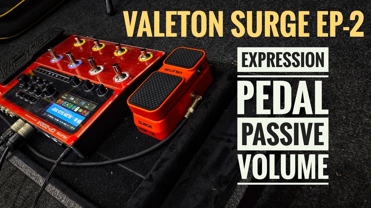 Valeton Surge EP-2 Volume/Expression Pedal - Effectpedaal voor gitaren