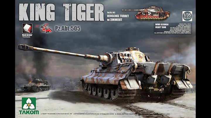 Building the New 1/35 Takom King Tiger with full interior part 1 Henschel zimmerit