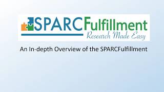 SPARCFulfillment In-depth Tutorial (v3.2.0)