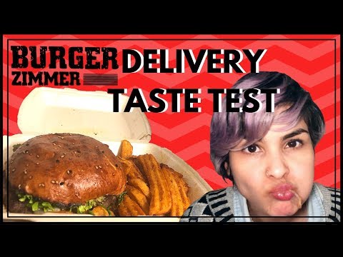 Girl Eats Cheeseburger Delivery in Berlin || ShirEats' Food Guide - Burger Zimmer