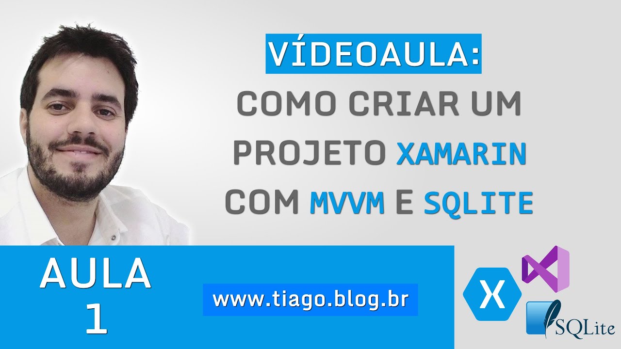 XAMARIN - AppFit - PARTE I - CRIANDO O PROJETO COM SQLITE E MVVM - YouTube