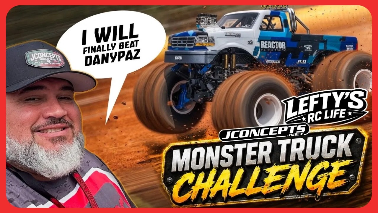 Lefty’s RC Life – Lefty vs Dany Paz 🏁 JConcepts Reactor Monster Truck Build /Showdown Begins!