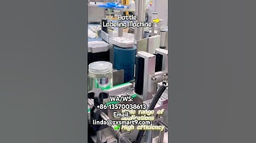 Bottle Labeling Machine#zxsmart #labelingmachine #bottlelabelingmachine #roundbottlelabelingmachine