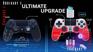 Celebrity Custom PS4 Controller Mods: USB-C, Hall Effects, More Battery Power, Custom Red & White Build! Wealth