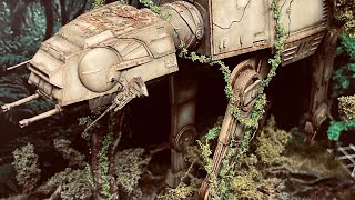 AT-AT 1:144 Star Wars Diorama „…a long time ago…” part 2 / SciFi models / Bandai Kit & scratch