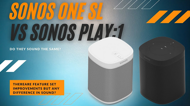 Was ist der unterschied zwischen.der sonos one und der play