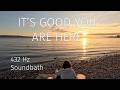 It’s Good You Are Here | 432 Hz Crystal Singing Bowl Soundbath | 1111 Frequency
