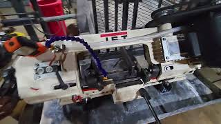 Jet 5x6 Bandsaw Diy Stand and Flood Coolant System