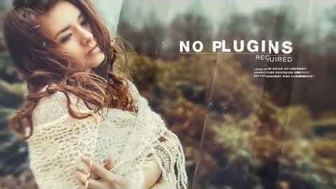 Glass Parallax Slideshow-After Effects Template Videohive