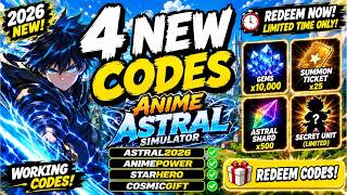 🚨NEW CODES in Anime Astral Simulator (2026) 🔥 FREE Rewards & Gems! Redeem NOW!