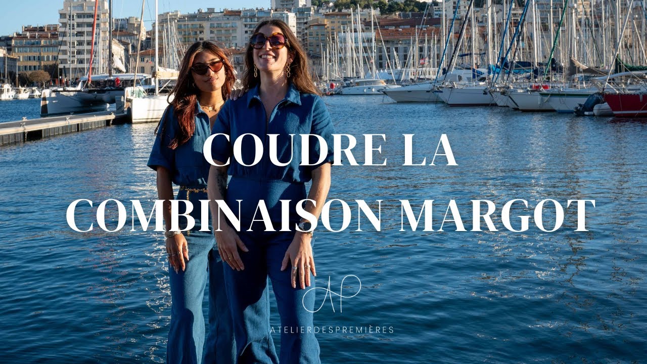 Tuto couture Margot - Coudre une combinaison taille haute avec pantalon flare