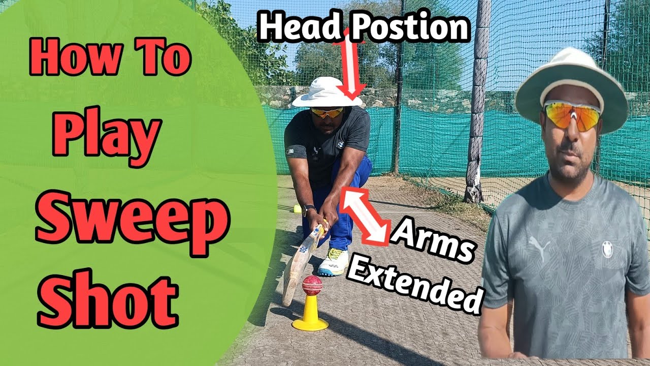 How to play Sweep shot Sweep shot kaise khele Cricket with