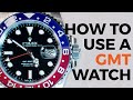 How to use a GMT Watch Function | Rolex GMT-Master II | Crown & Caliber