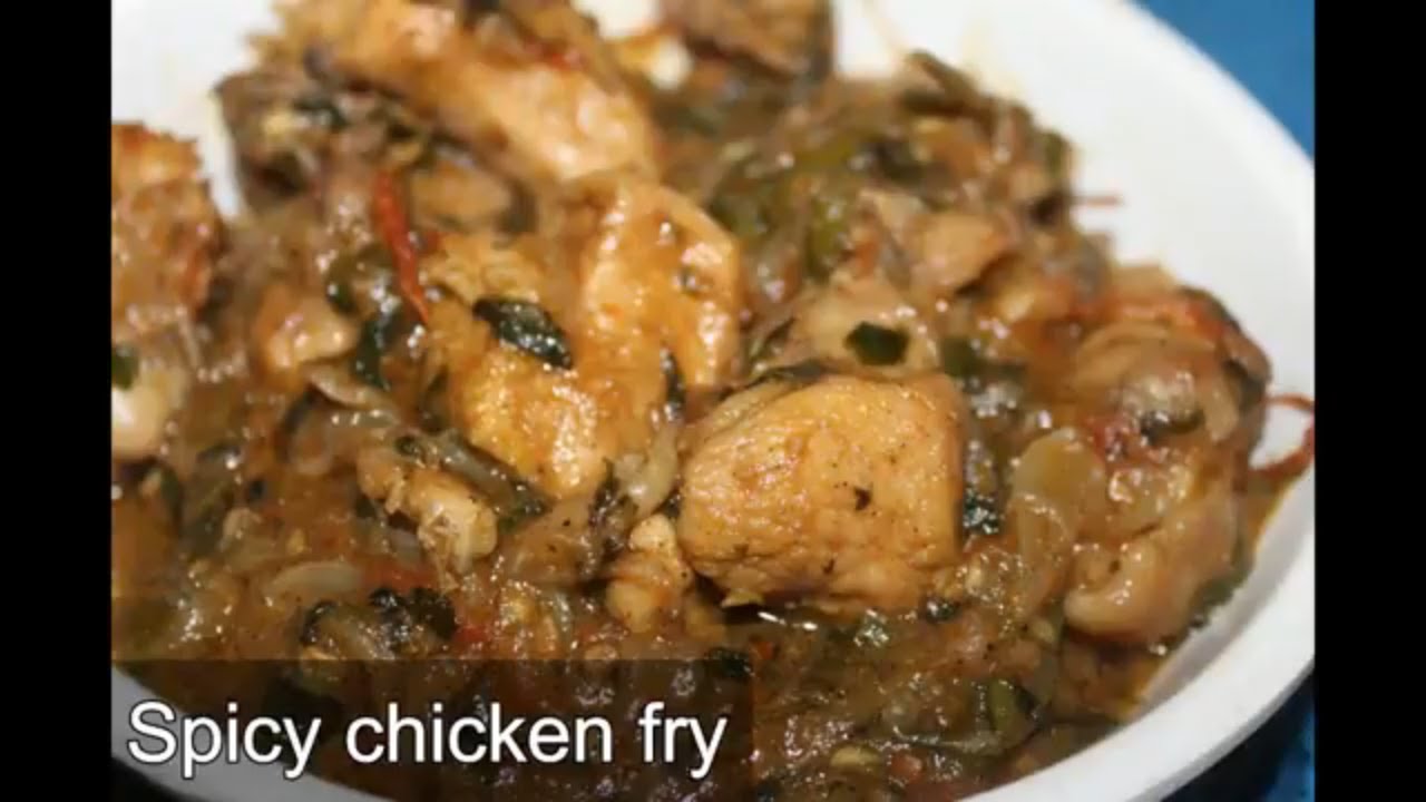 Spicy Chicken Fry In Kannada Simple Chicken Fry In Kannada Youtube