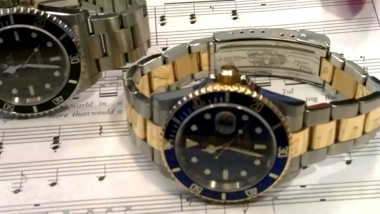 rolex submariner blue no date