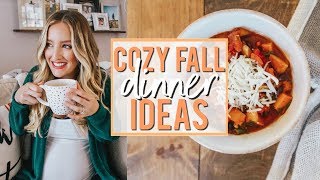 COZY FALL DINNER IDEAS | HEALTHY + EASY | Becca Bristow
