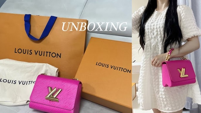Unboxing my first luxury bag💖 the @louisvuitton twist one handle