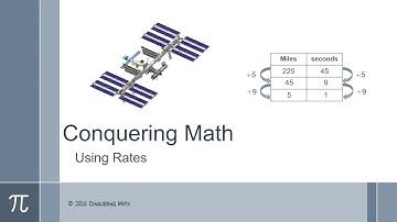 Using Rates - Conquering Math