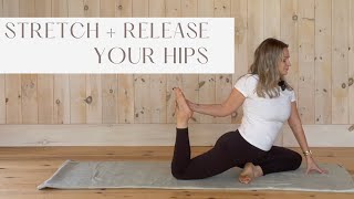 Stretch + Release Your Hips | Yoga Flow 15 Minute | Hannah Brown Yoga