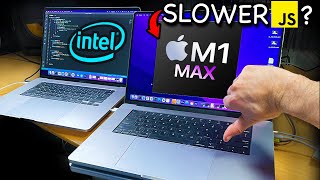 Why Intel MacBook BEAT M1 Max in this JavaScript test