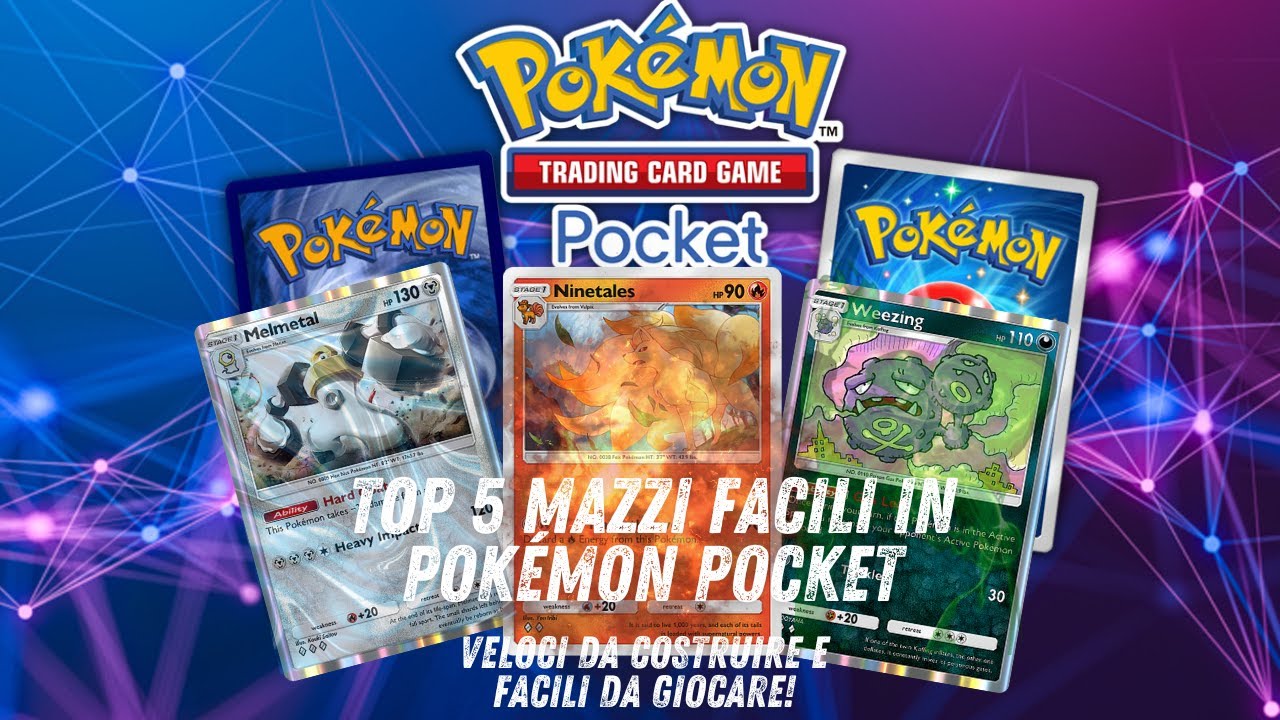 Vinci Subito! I 5 Mazzi Più Forti di Pokémon Pocket! - YouTube