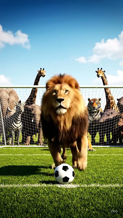 The Lion Will Kick The Ball ।। Zoo Tube