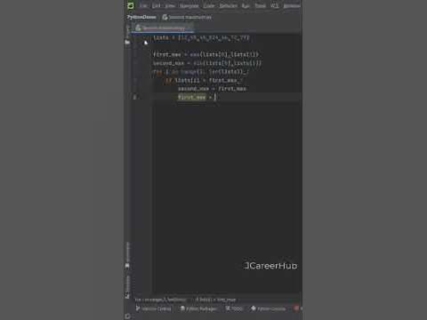 Python Program to Find Second Largest Number in List | Python Interview ...
