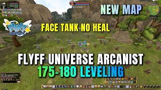 Flyff Universe Arcanist Face Tank No Heal 175-180 Leveling Lawolf Server