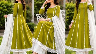 🔥14 PANEL KURTI CUTTING & STITCHING/PANEL WALI KURTI/ANARKALI KURTI CUTTING & STITCHING ⭐️ALL SIZE⭐️